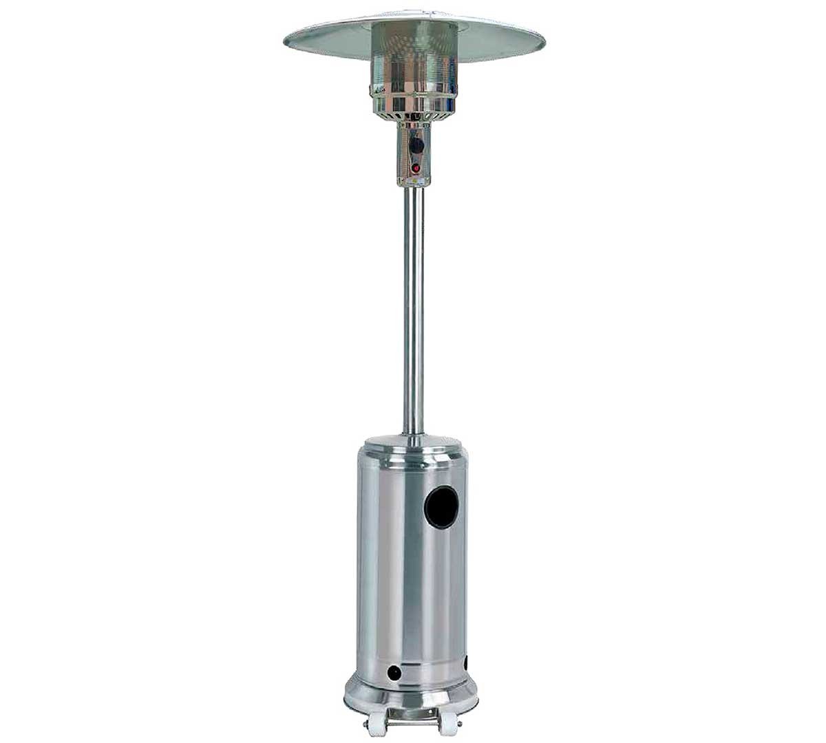 Estufa exterior gas seta inoxidable