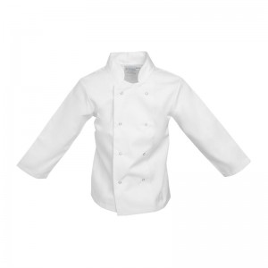 Chaqueta cocina para niños Whites blanca L