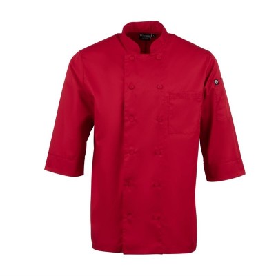 Chaqueta cocina Chef Works roja S