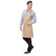 Delantal con peto Chef Works Austin denim natural