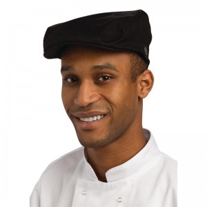 Gorro de jefe de cocina Chef Works negra L