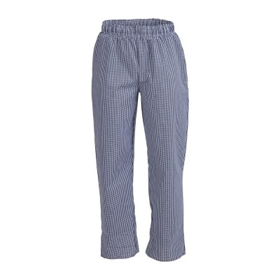 Pantalones cocina Whites Vegas cuadros pequeños blancos y azules S