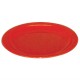 Platos policarbonato Kristallon 230mm rojos