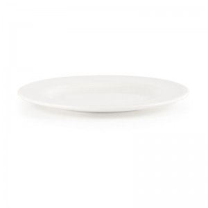 Platos llanos borde ancho Churchill Whiteware 165mm