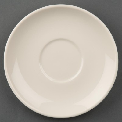 Plato de taza apilable marfil Olympia