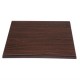 Tablero de mesa cuadrado Bolero 60cm marrón oscuro