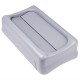 Tapa gris para contenedor Slim Jim Rubbermaid