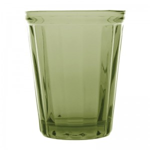 Vaso panelado Olympia Cabot verde 260ml