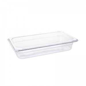 Contenedor Gastronorm GN1/3 policarbonato transparente 65mm Vogue