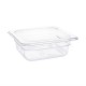 Contenedor Gastronorm GN1/6 policarbonato transparente 65mm Vogue