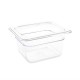 Contenedor Gastronorm GN1/6 policarbonato transparente 100mm Vogue