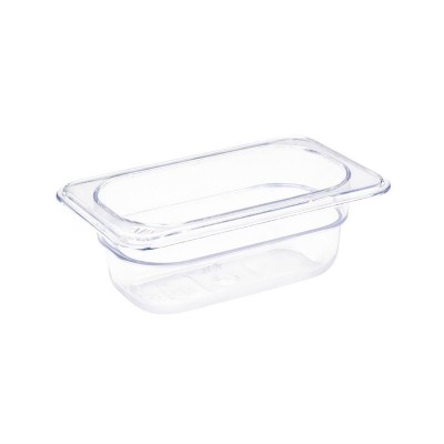 Contenedor Gastronorm GN1/9 policarbonato transparente 65mm Vogue