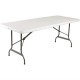 Mesa multiusos plegable al centro Bolero 183cm blanca