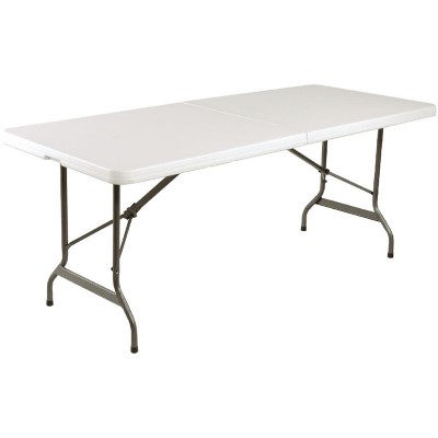 Mesa multiusos plegable al centro Bolero 183cm blanca