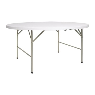 Mesa redonda plegable al centro Bolero 152cm