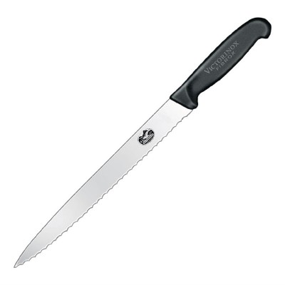 Cuchillo rebanador hoja estrecha dentada 25,5cm Victorinox