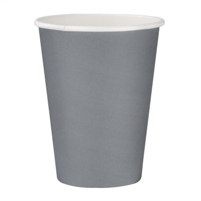 Vaso de una sola pared para bebidas calientes color carbón Fiesta 340ml (Caja 1000)