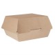 Envase compostable de hamburguesa Colpac papel kraft grande 135mm (Caja 250)