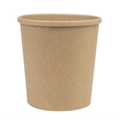 Vaso bebidas calientes reciclable Colpac papel kraft apto para microondas 450ml (Caja 500)