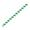 Canutillo de papel compostable rayas verdes para smoothies Fiesta Green (Caja 250)