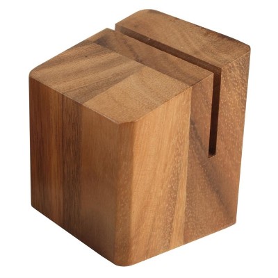 Soporte de madera para menús y elevador T&G Woodware