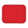 Bandeja Cambro de polipropileno roja de 410mm