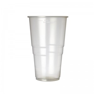 Vaso de cerveza desechable Plastico 570ml hasta la marca de llenado (Caja 1000)