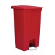 Cubo con pedal Rojo 87L Rubbermaid