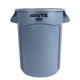 Cubo de basura Rubbermaid Brute gris 121