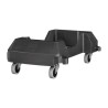 Carrito para contenedor Slim Jim Rubbermaid