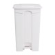 Cubo de basura a pedal Jantex blanco 87Ltr