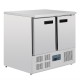 Bajo mostrador frigorífico. Refrigerador mostrador compacto 2 puertas Polar Serie G 240L