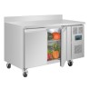 Bajo mostrador frigorífico. Mostrador frigorífico GN Polar Serie U 2 puertas 700mm peto