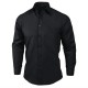 Camisa. Camisa unisex Uniform Works manga larga negra S