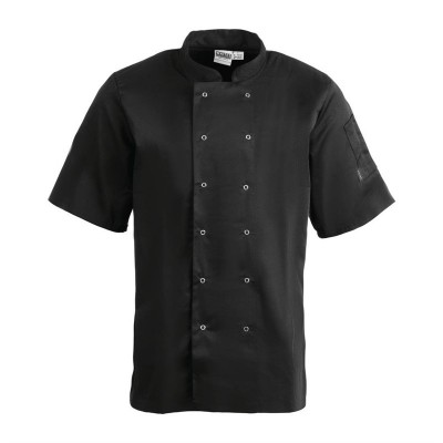 Chaqueta de cocina. Chaqueta cocina Whites Vegas manga corta negra S