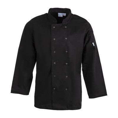 Chaqueta cocina Whites Vegas manga larga negra L