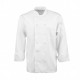 Chaqueta de cocina. Casaca de chef Calgary Chefworks unisex blanca Cool Vent. Talla L