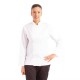 Chaqueta de cocina. Casaca de chef Calgary Chefworks unisex blanca Cool Vent. Talla L