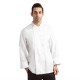 Chaqueta de cocina. Casaca de chef Chefworks Calgary de manga larga Cool Vent unisex blanca talla XL