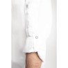 Chaqueta de cocina. Casaca Chefworks Hartford ligera manga larga con cremallera color blanco - Talla XS