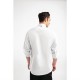 Chaqueta de cocina. Casaca Chefworks Hartford ligera manga larga con cremallera color blanco - Talla S