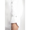 Chaqueta de cocina. Casaca Chefworks Hartford ligera manga larga con cremallera color blanco - Talla L