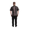 Chaqueta de cocina. Casaca Chefworks Tribeca manga corta vaquera negra - Talla M