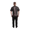 Chaqueta de cocina. Casaca Chefworks Tribeca manga corta vaquera negra - Talla XL