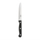 Cuchillo chuletero. Cuchillo chuletero Olympia redondeado mango negro 114mm (Caja 12)