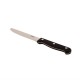 Cuchillo chuletero. Cuchillo chuletero Olympia redondeado mango negro 114mm (Caja 12)