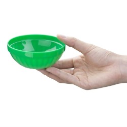 Cuencos. Bols de policarbonato Kristallon 102mm verdes