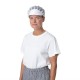 Gorros de catering. Gorro redecilla con visera Whites blanco