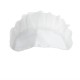 Gorros de catering. Gorro redecilla con visera Whites blanco