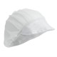 Gorros de catering. Gorro redecilla con visera Whites blanco